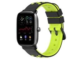Pulseira De Silicone Poroso Bicolor De 20 Mm Para Amazfit Gts 2 Mini