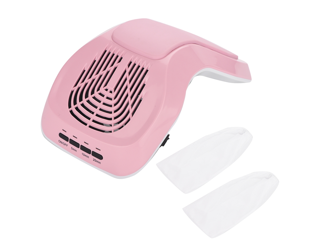 Máquina Aspiradora Para Polvo De Uñas Con Ventilador Individual Y 2 Bolsas