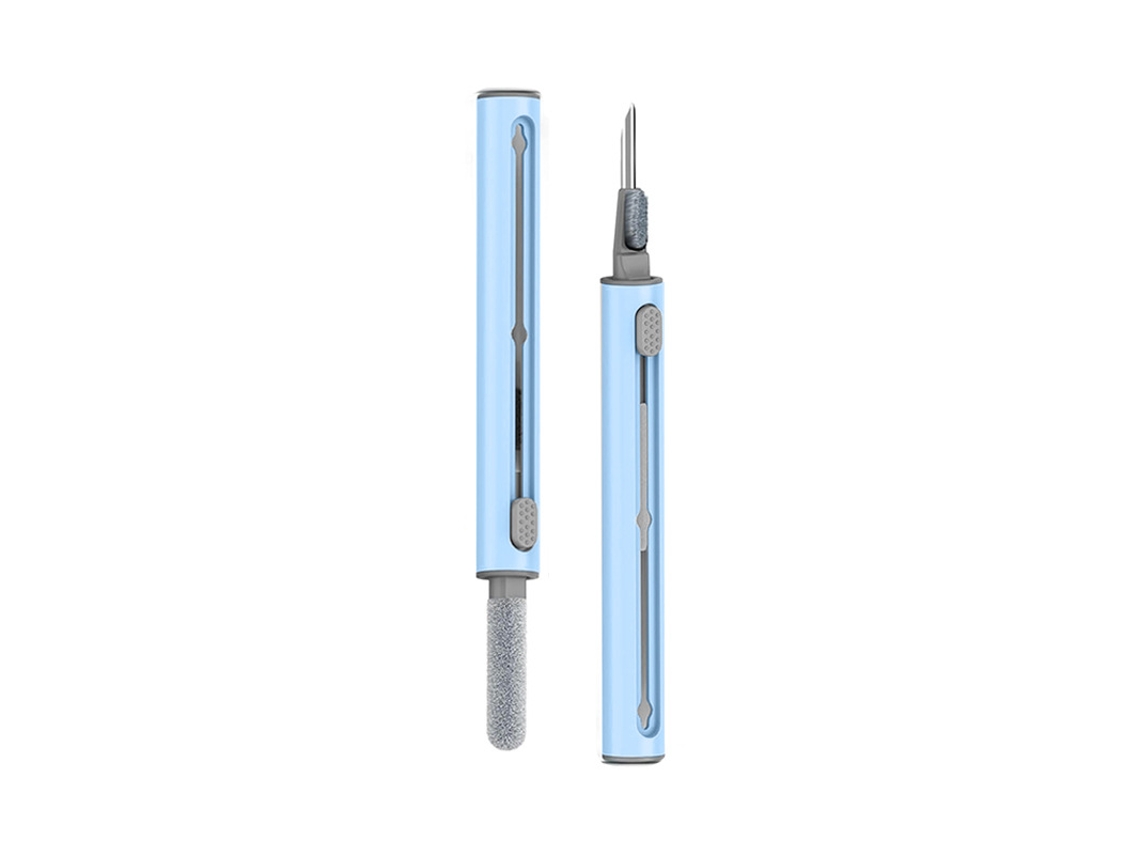 Kit De Limpeza Eletrônica, Caneta De Limpeza Para Fones De Ouvido Bluetooth 3 Em 1 (azul Celeste) Spqment