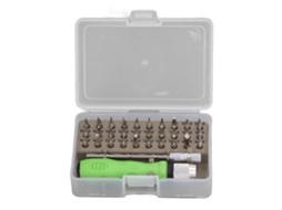 Conjunto De Chaves De Fenda 32 Em 1 Com Cabeça Magnética E Vara Extensível Ajustável Para Reparos
