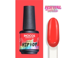 VERNIZ GEL FESTIVAL VERÃO CORAL HIP HOP 15ML  INOCOS