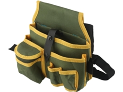 Bolsa resistente para ferramentas em poliéster 600D com altura ajustável, equipamento essencial para projetos de construção.