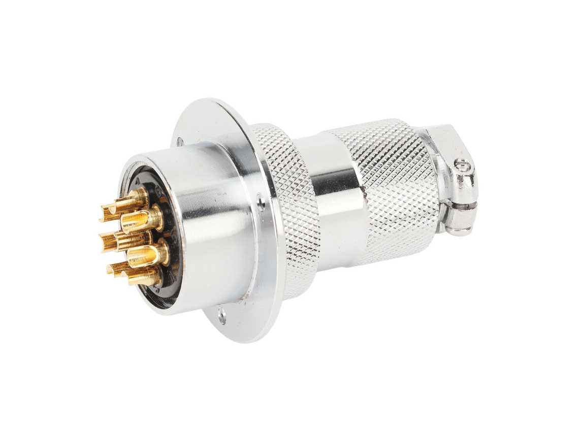 Conector Plug Avião 8 Pinos 250v Compacto