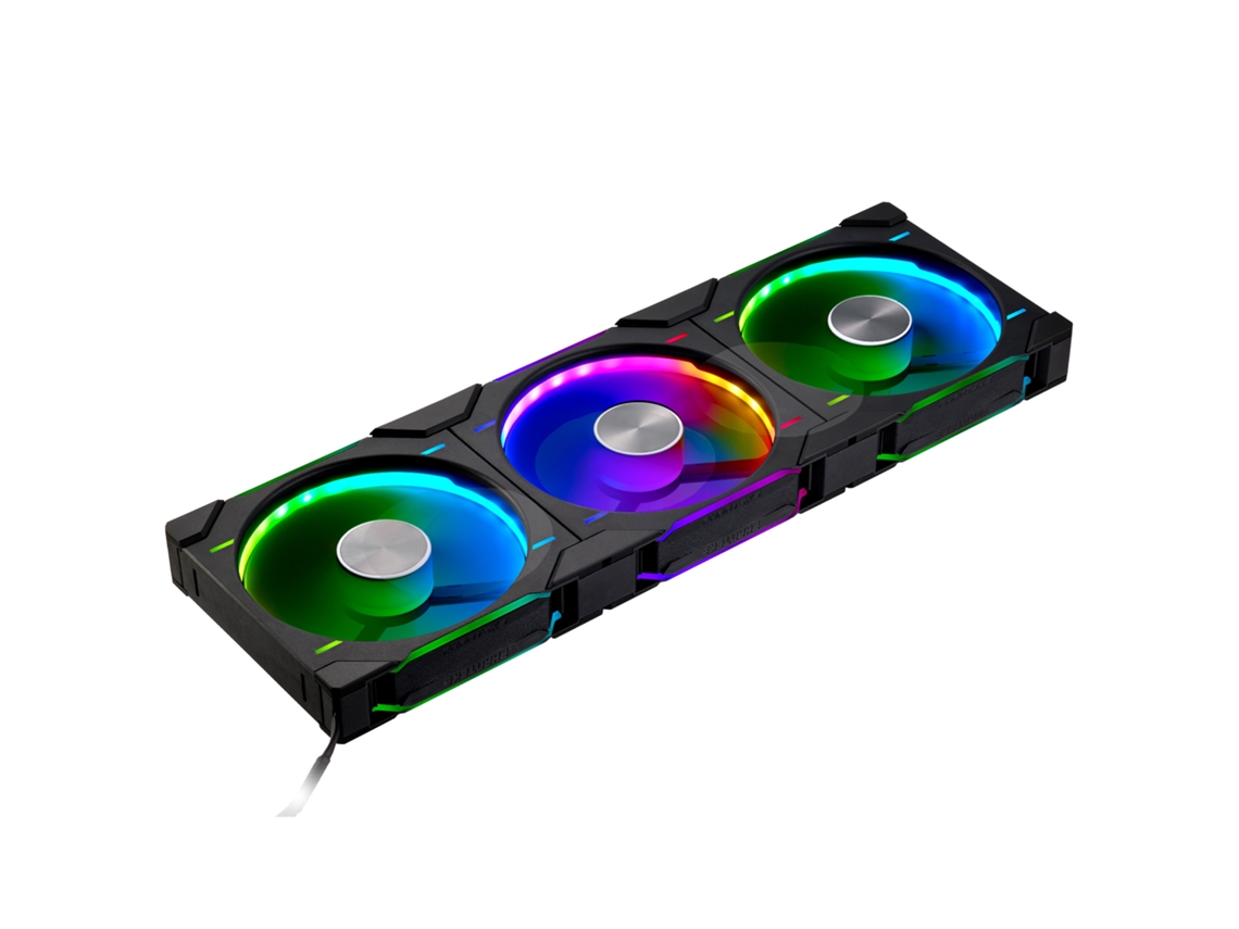 Ventoinha PHANTEKS D30 Pwm D-Rgb Preto Pack 3 140Mm