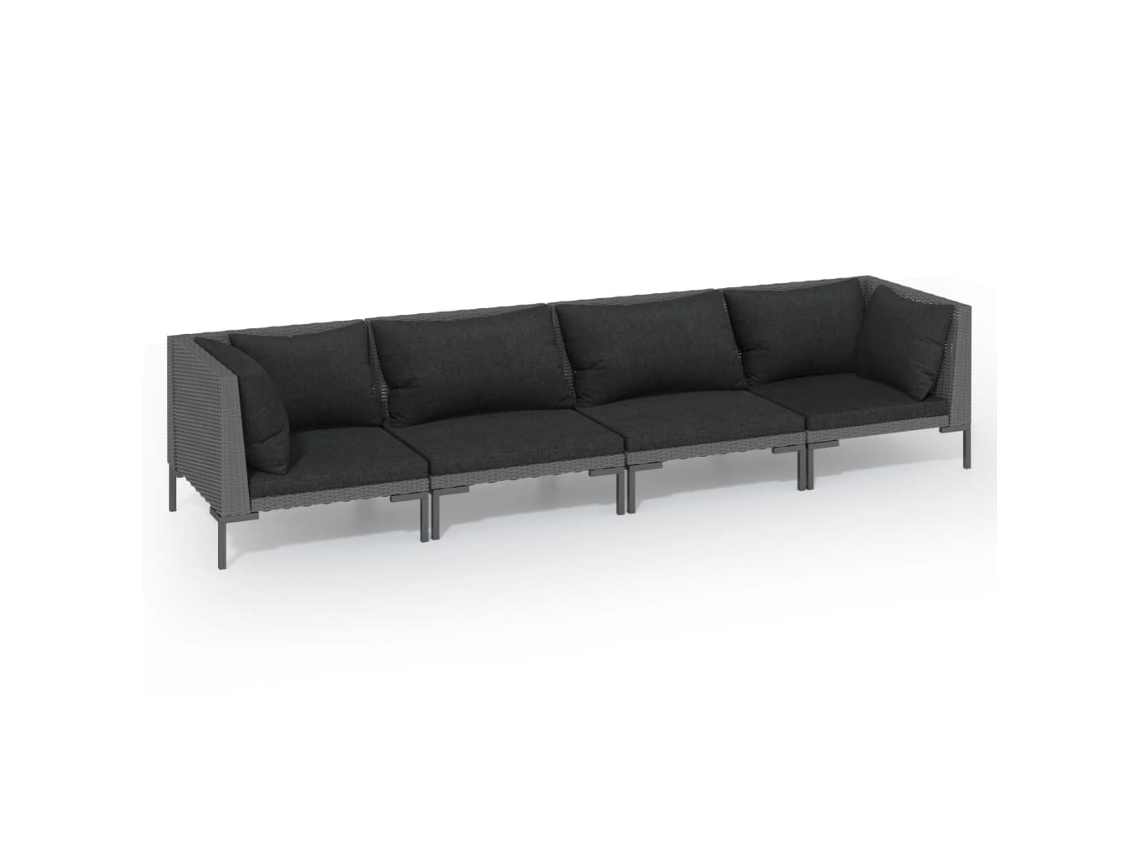 Garden Lounge Set, Garden Lounge Sets Vidaxl Cinzeto Rattan / Vime (n/a)