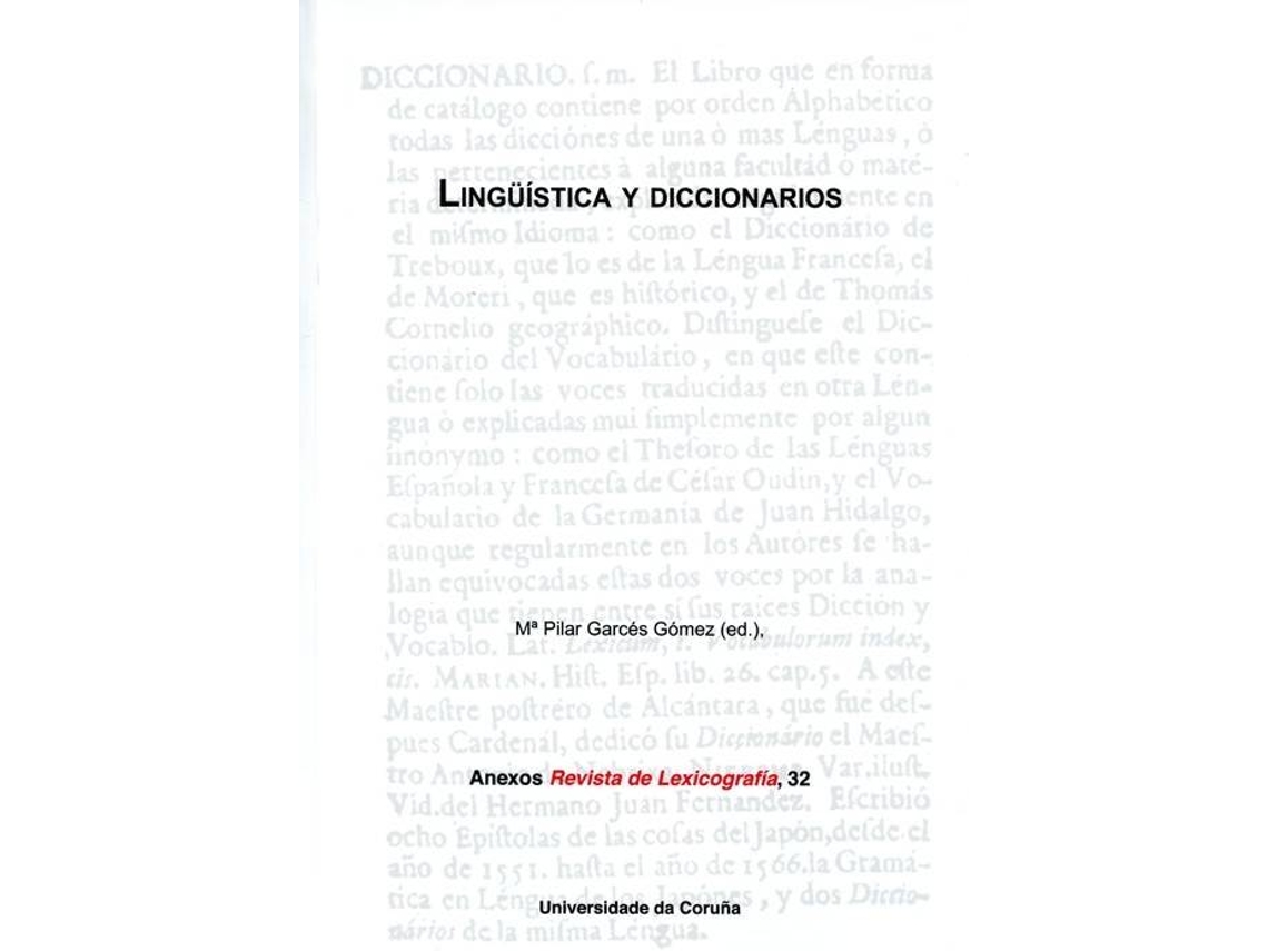 Livro Lingüística y diccionarios (Espanhol)