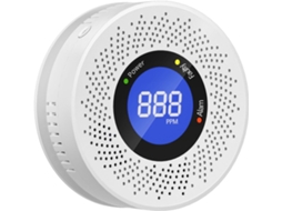 Detector De Monóxido De Carbono Com Visor Digital, Alarme Alimentado Por Bateria, 1 Unidade. Compatível Com Cozinhas De Armazéns, Restaurantes