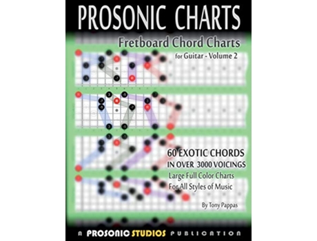 Livro Fretboard Chord Charts for Guitar Volume 2 de Pappas Tony Tony Pappas (Inglês)