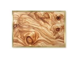 Magnetic Glass Board Wooden Rings For The Hall Espelharte (60x40 Cm)