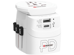Adaptador de Viagem Mundial Light Usb World 30w com Aterramento AQUAFORGE