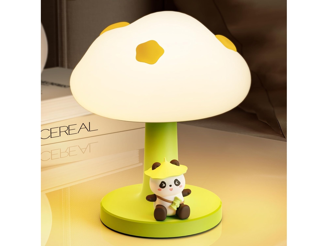 Luminária Noturna De Silicone Para Crianças, Luz Quente Recarregável Com 3 Níveis De Brilho, Controle De Pressão, Lâmpada Suave E Segura Para Quarto