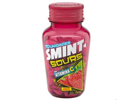 DRAGEIAS SMINT SOUR MORANGO 49G