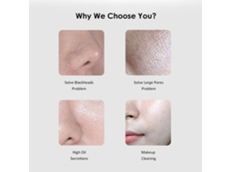 Aparelho vibratório de limpeza facial - Esfoliante e limpador de pele com efeito lifting.