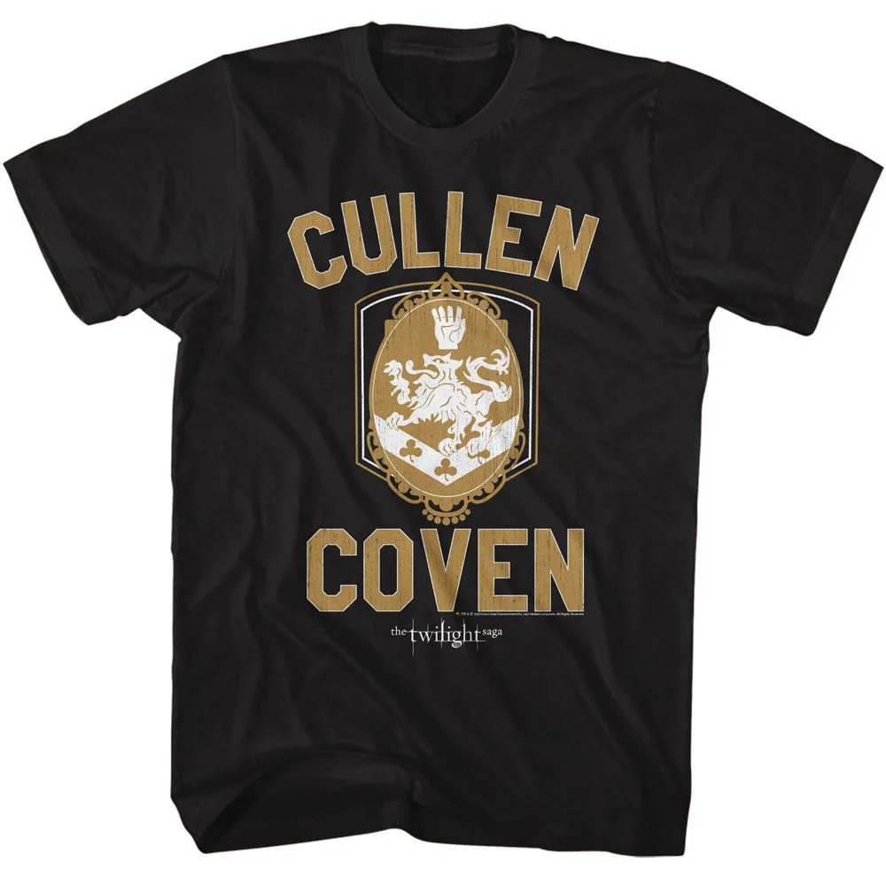 Unisex Adult T-shirt Rockinstone Twilight Movie Cullen Coven Black Sizexl