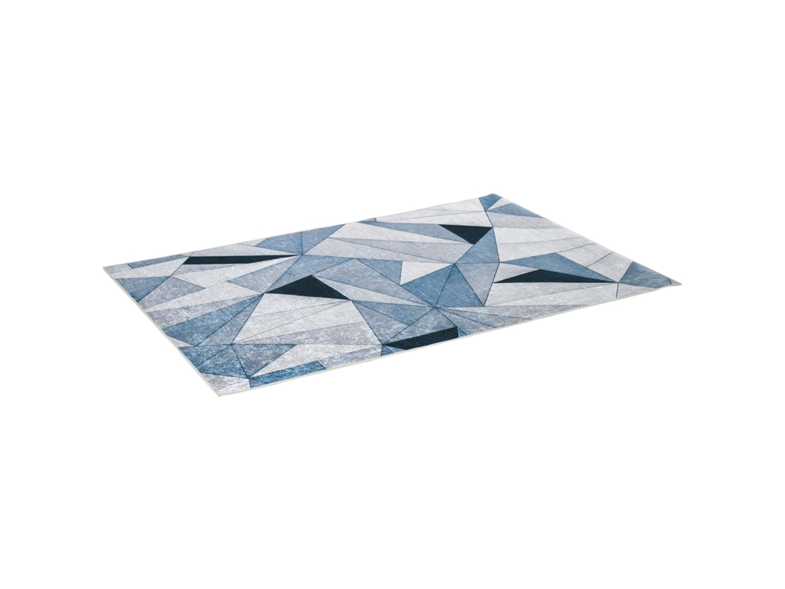 Tapete Geométrico Veludo de Diamante (poliéster) e Tecido Não Tecido Cor Multicor 230x160cm Homcom