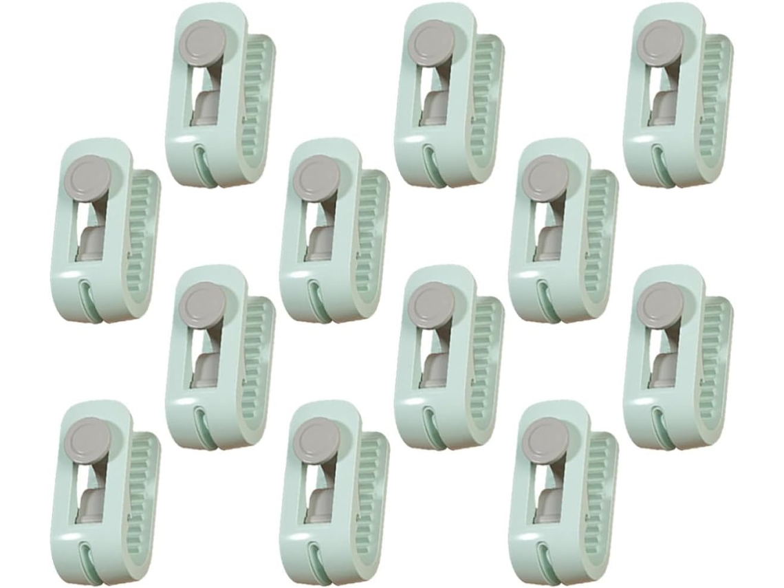 Conjunto De 2 Prendedores Colcha E Lençol Homoyoyo, Com Fixação Firme Em Abs, Antiderrapantes E Práticos Para Sua Casa
