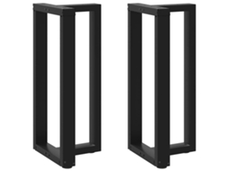 Bar Table Leg, Bar Table Legs Vidaxl Preto Aço (50 X 35 X (90-91) Cm)