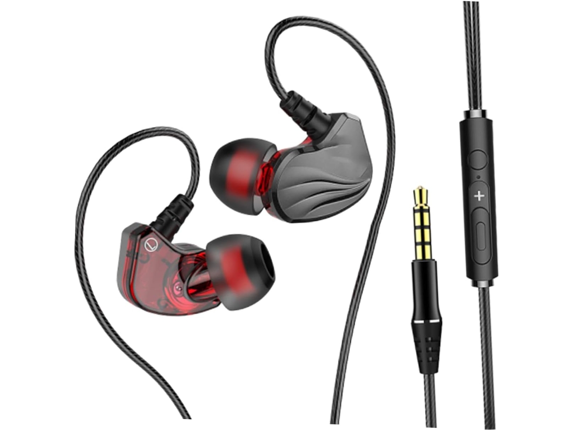 Fones De Ouvido Com E Fio, Para Tablet, 3,5 Mm, Cor Cinza, Jogos Áudio