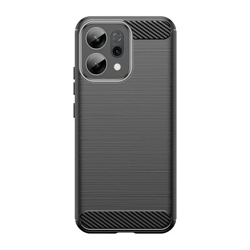 (preto, Oppo Reno14) Capa Fosca Macia, Material Tpu Fosco Resistente A Impactos, Robusta E Durável, Com Moldura Protetora.