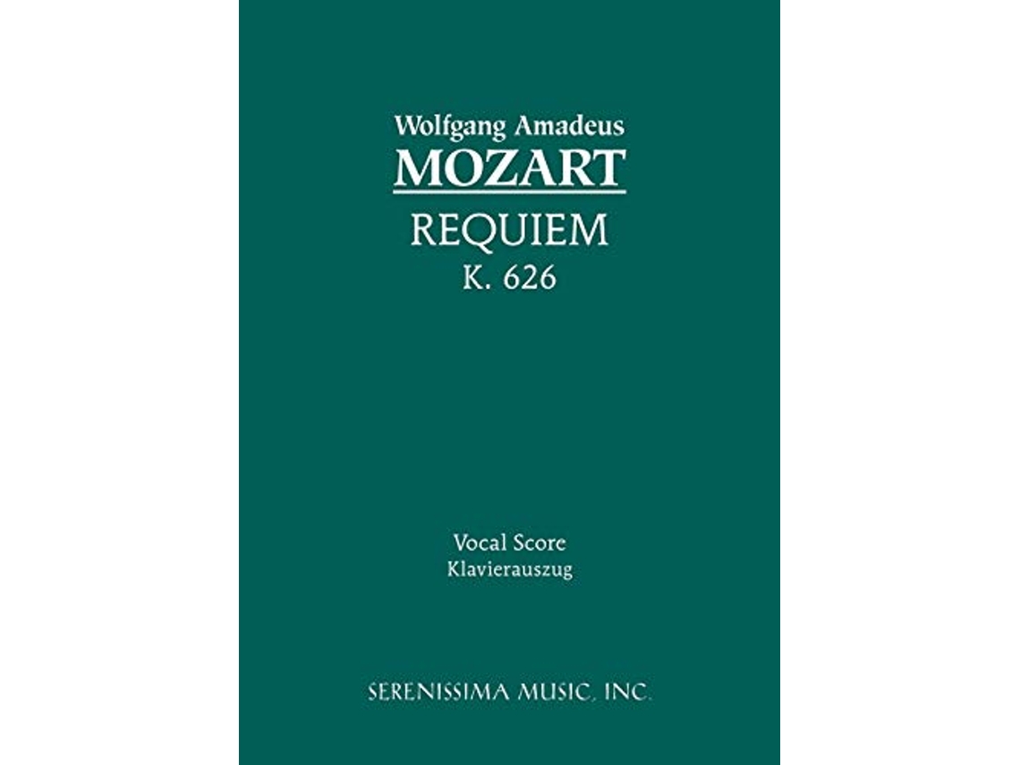 Livro Requiem K 626 Vocal score Latin Edition de Wolfgang Amadeus Mozart Franz Xaver Sussmayr completion (Latim)