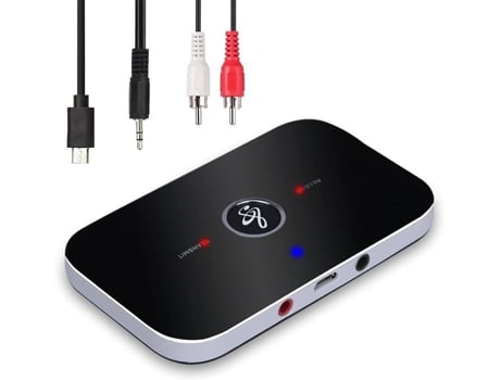 Ozvavzk Adaptador Bluetooth 5.0 Transmissor/Receptor 10 Metros 2 Em 1
