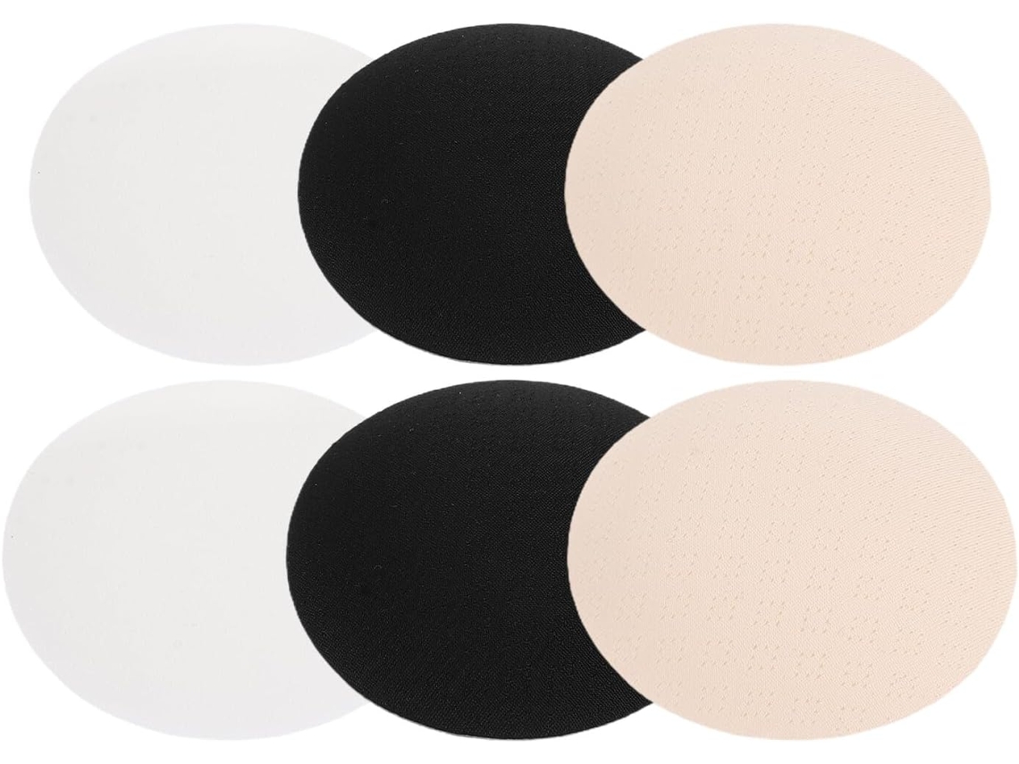 Conjunto Com 3 Pares De Protetores De Mamilo Invisíveis Em Algodão