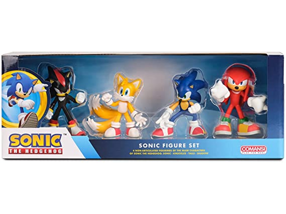 Kit Sonic 5 Bonecos Sonic Conjunto Action Figure - Promoção