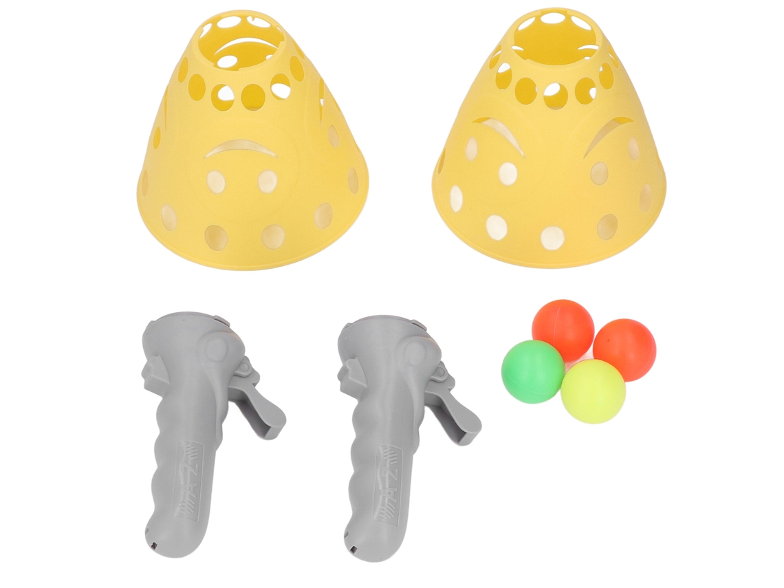 2pcs Brinquedo De Bola De Catapulta Dupla Para Crianças Esportes Ao Ar Livre Interativo Pais E Filhos