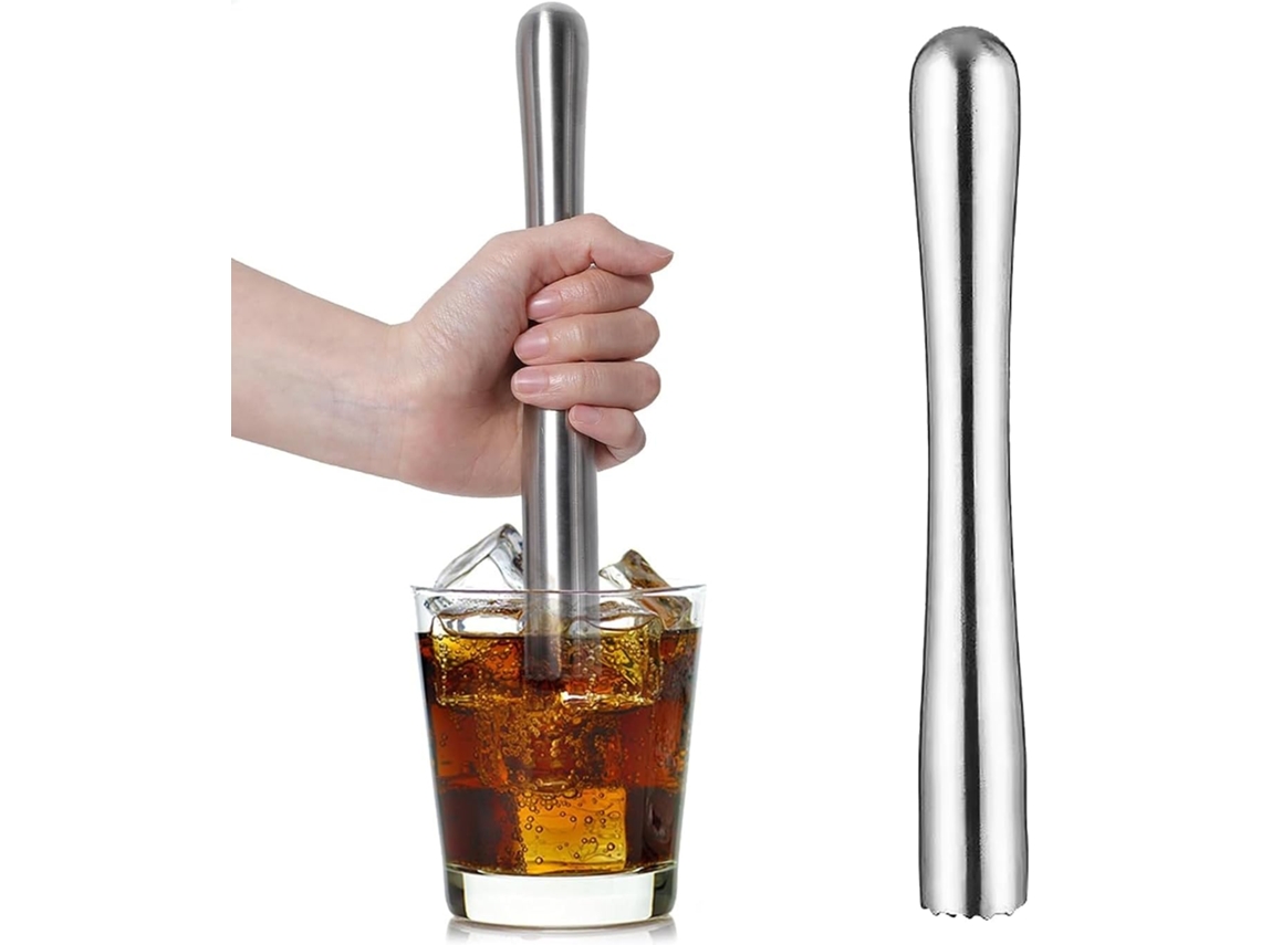 Pilão Para Vinho, Coquetel, Espremedor De Limão, Acessório Para Mojito, Pilão De Baunilha Perfeito Para Acessórios De Bar, 22,5 Cm