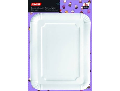 Conjunto 60 Tabuleiros  Bolos (0,1x29x38 cm - 60 Und)