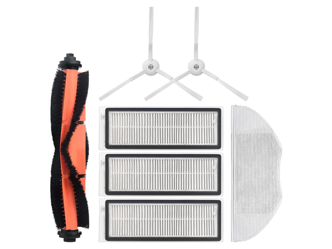 Kit de filtros hepa escova lateral principal para xiaomi mijia g1 varrendo esfregando robô aspirador g1 mop