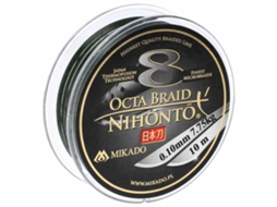 Linha Trançada Nihonto Octa 10 M Verde 0.160 Mmmikado