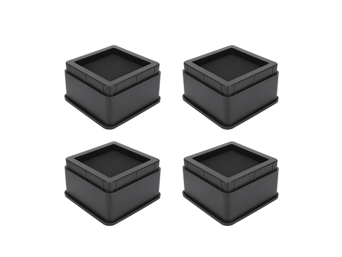 Almofadas Retangulares Para Sofá, De Plástico Pp Preto Fosco, Para Móveis, De 2 Polegadas, Para Cama, Sofá, Móveis, Acessórios.
