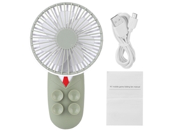 Laxiscreed Ventilador Pequeno De Mesa Portátil, Usb, Plegável E Silencioso Para Jogos E Uso Em Casa