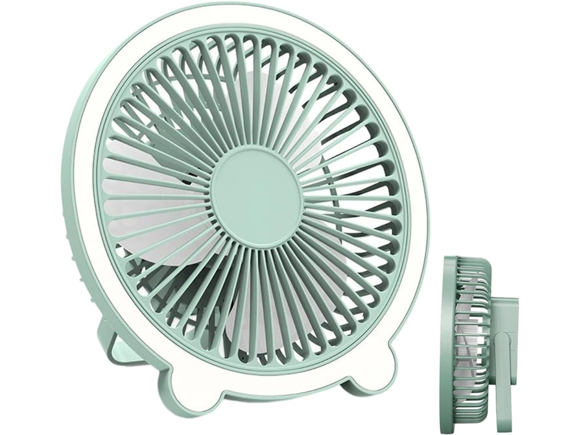 Ventilador Compacto Sem Fio Com Clipe E Recarregável Tipo C.