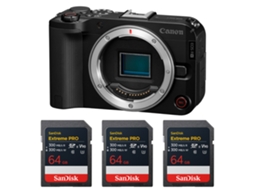Eos R50 V + 3 Sandisk 64gb Extreme Pro Uhs ii Sdxc + Ebook “20 Dicas para Fotos Que Impressionam” CANON