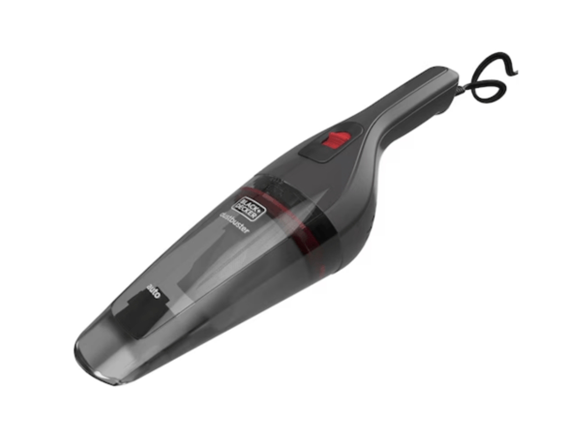 Aspirador De Mão Dusbuster Auto BLACK+DECKER - Nvb12av-xj - Especial Para Carro - Conexão Para Isqueiro