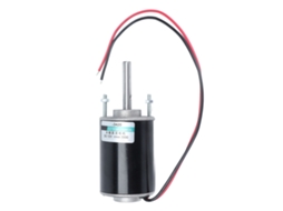 Motor De Cc Com Ímã Permanente De Alta Velocidade Cw Ccw 12v 3500 Rpm Com Rolamento De Bola Eixo 43mm