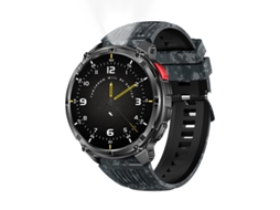 Smartwatch Qs10 Com Tela Ips De 1,7 Polegadas, Bateria De 1100 Mah, Chamadas Bluetooth E Monitoramento De Saúde (preto)