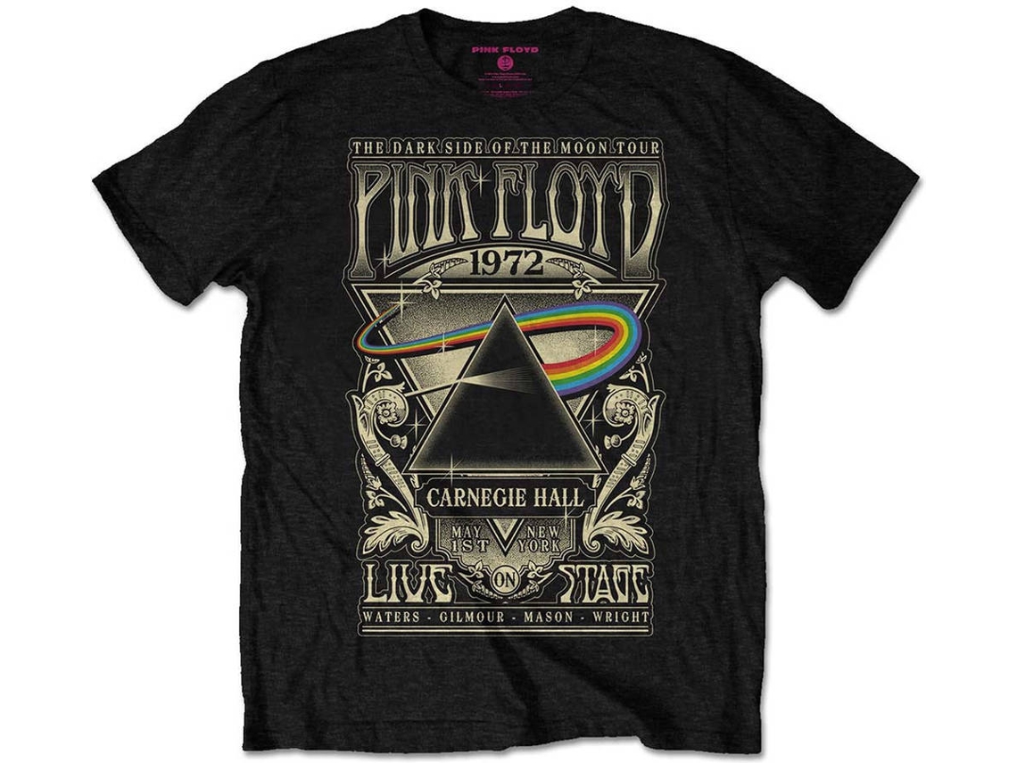 T-Shirt PINK FLOYD Carnegie Hall Poster S