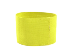 Faixas De Capitao Para Futebol E Esportes De Equipe Ajustaveis Com Design De Velcro E Elastico Amarelo