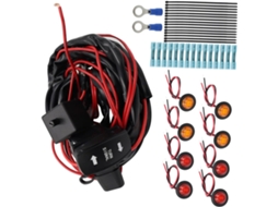 Kit de pistão 12V para UTV/ATV com Chicote e interruptor basculante pré-instalados.