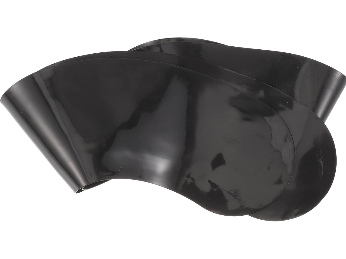 Coador de peixe de silicone preto, tamanho único, proteção à prova d'água para peixes.
