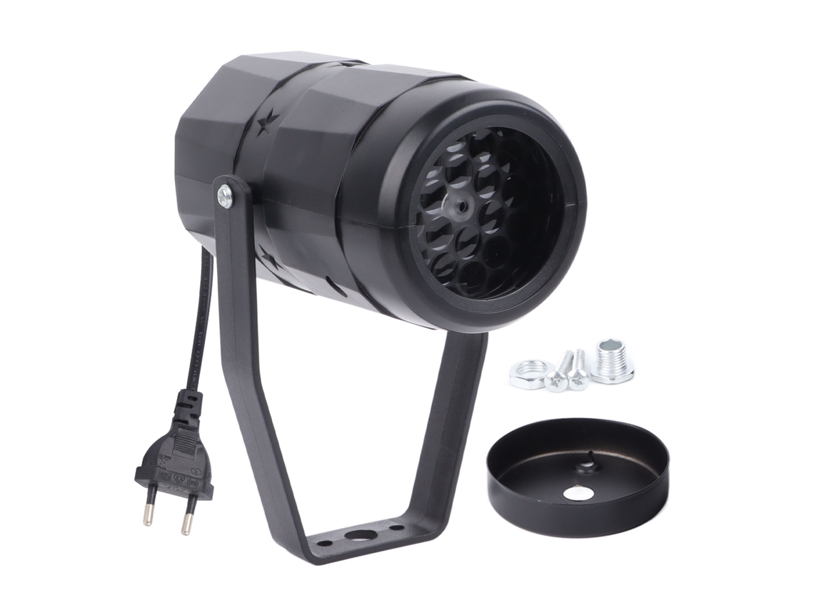 Projetor de Estrelas Led Lâmpada de Projeção Céu Estrelado com Design Rotativo para Quarto Decor