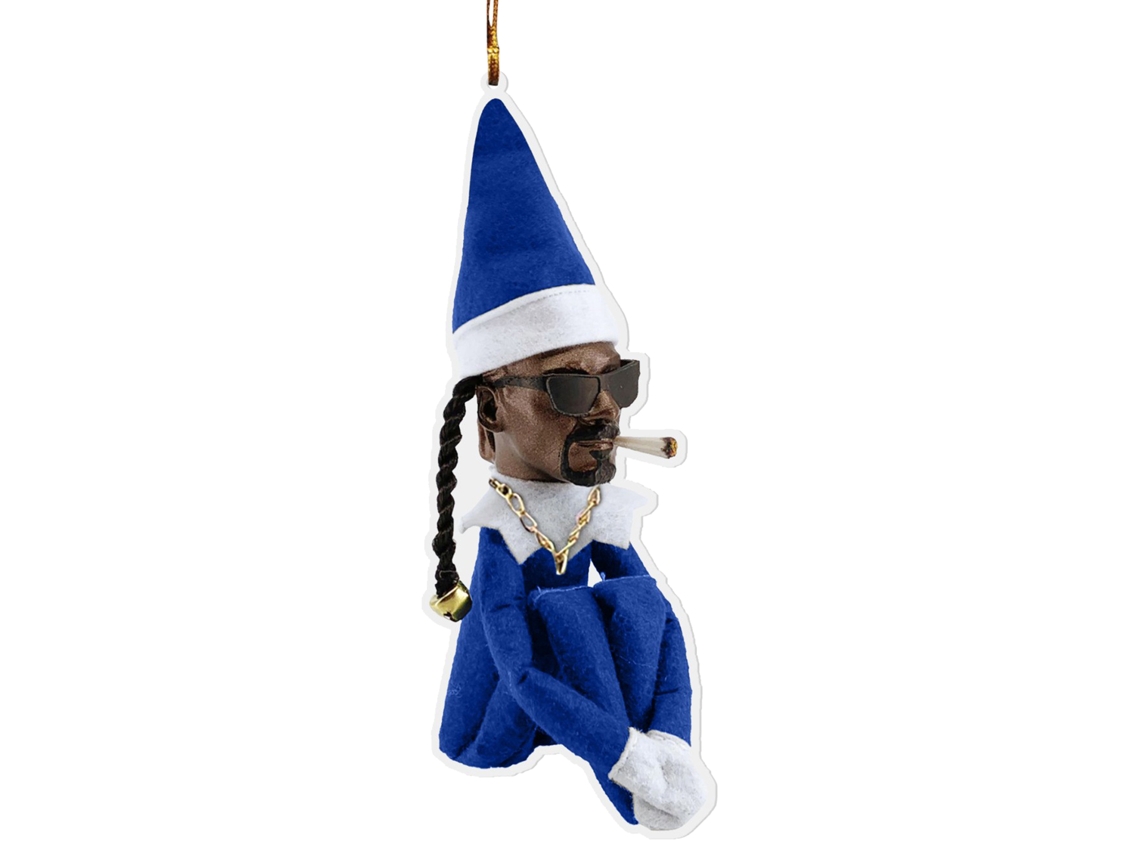Boneco De Anão De Natal Pendurado Espiando