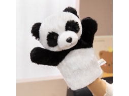 Fantoche de Pelúcia Animal da Floresta Qz Meio Corpo Interativo para Ensino e Apresentação Panda CHABERLU