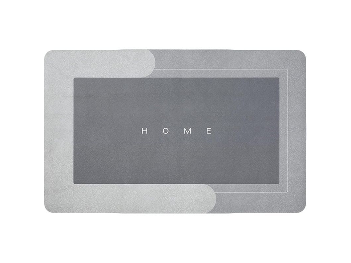 2026-tapete Absorvente Super Linjou Antideslizante Banheiro Suave Secagem Rápida Retangular Cinza Claro 40x60cm Gris 40 * 60 Cm