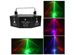 Lâmpada de discoteca OFELI® RGB de 9 olhos DMX luz laser de palco com controle remoto OFELI