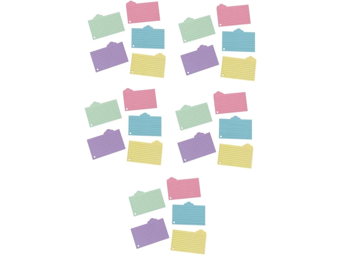 Conjunto com 5 argolas para cartões com letras, cartões interativos e adesivos do alfabeto.