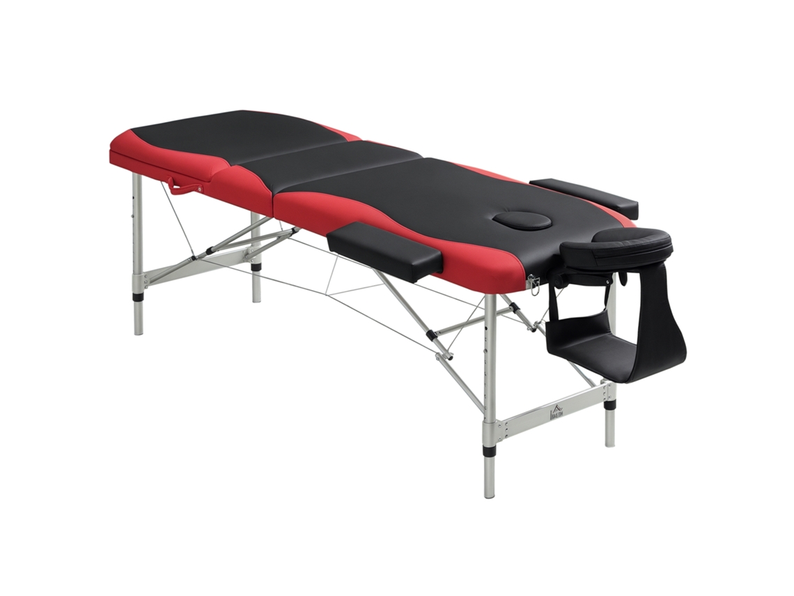 Mesa De Massagem Portátil Dobrável, 210x81x62-85 Cm, Com Altura Ajustável, Apoio De Cabeça E De Braço, Ideal Para Tatuagem E Fisioterapia, Nas